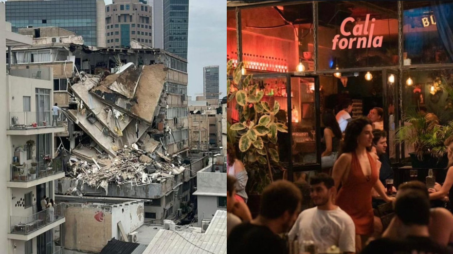 בר "הקליפורניה" בתל אביב (צילום: רשתות חברתיות, שימוש לפי סעיף 27 א')