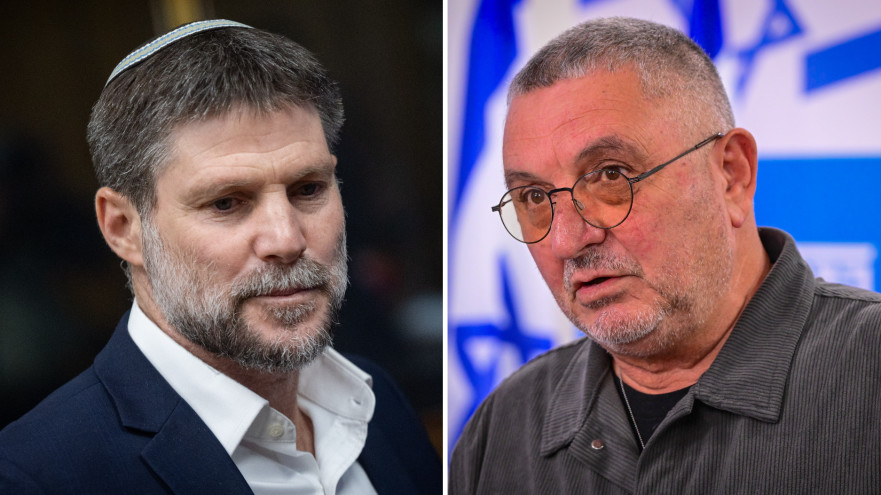 דני אלגרט, בצלאל סמוטריץ' (צילום: אבשלום ששוני,יונתן זינדל, פלאש 90)