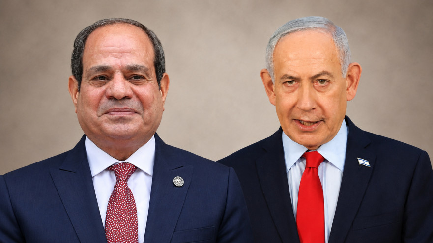 בנימין נתניהו, עבד אל-פתח א-סיסי (צילום: רויטרס)