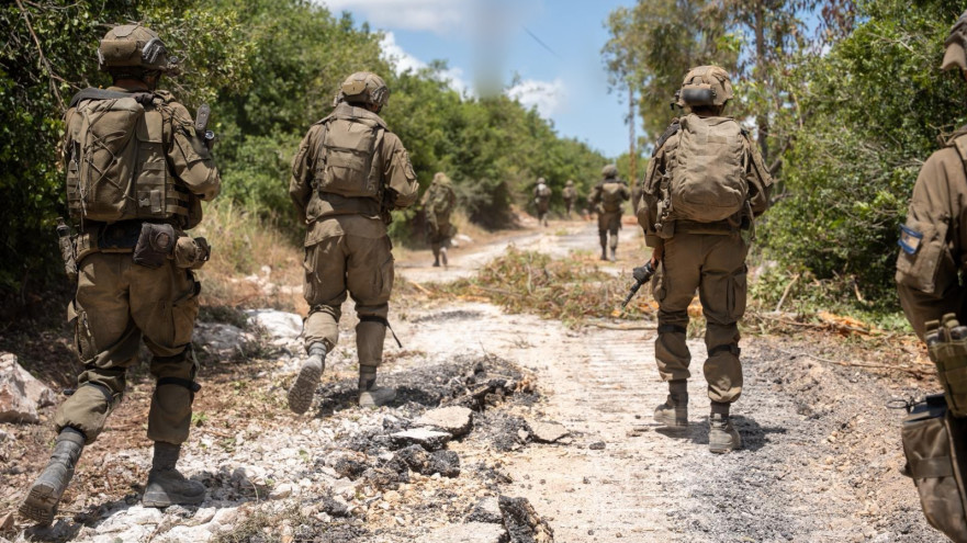 פעילות כוחות חטיבה 401 בדרום לבנון (צילום: דובר צה"ל)