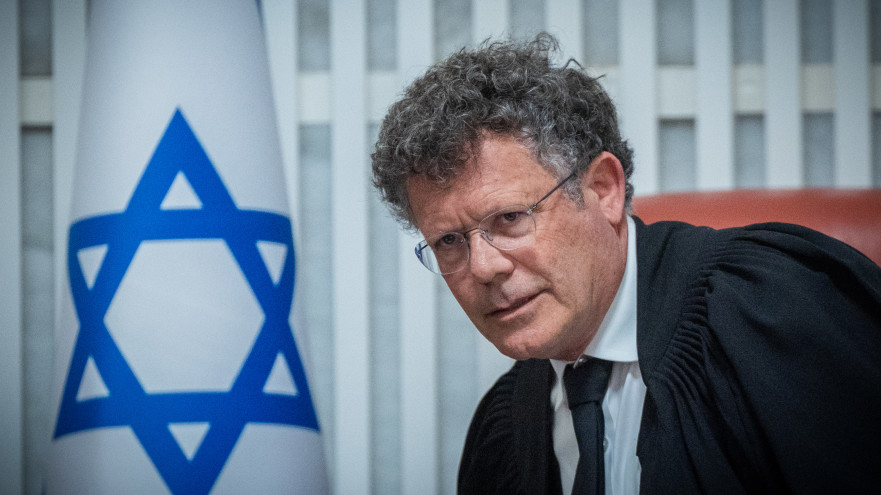 הנשיא יצחק עמית בדיון לשינוי הועדה לבחירת שופטים (צילום: יונתן זינדל פלאש 90)