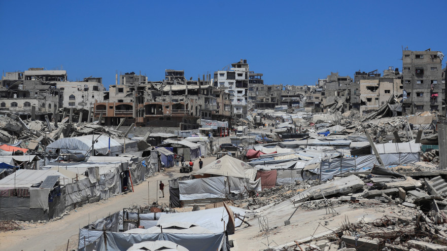 העיר עזה (צילום: REUTERS/Dawoud Abu Alkas)