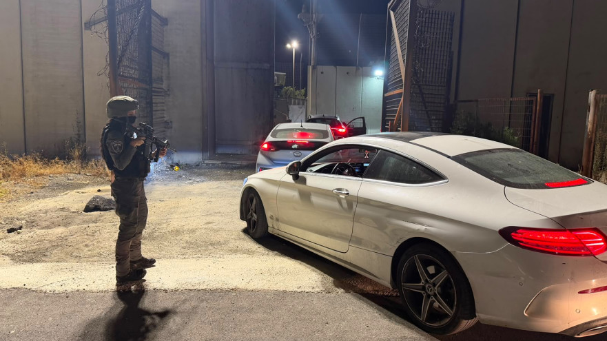 חילוץ מקלקיליה (צילום: דוברות המשטרה)