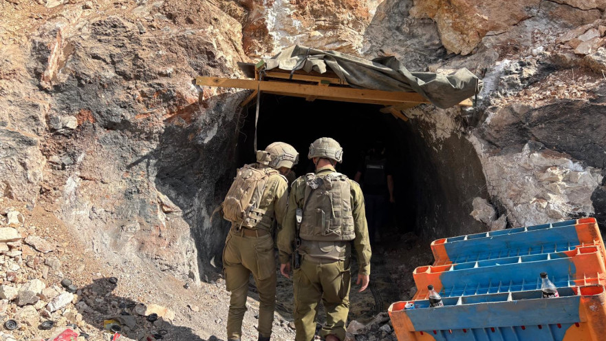 הכניסה למנהרה בבופור (צילום: אבי אשכנזי)