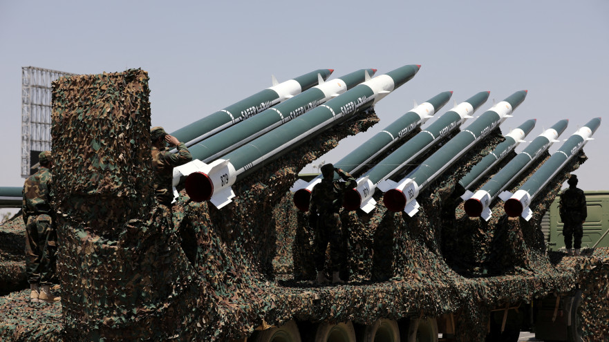 טילים של החות'ים בתימן (צילום: REUTERS/Khaled Abdullah/File Photo)