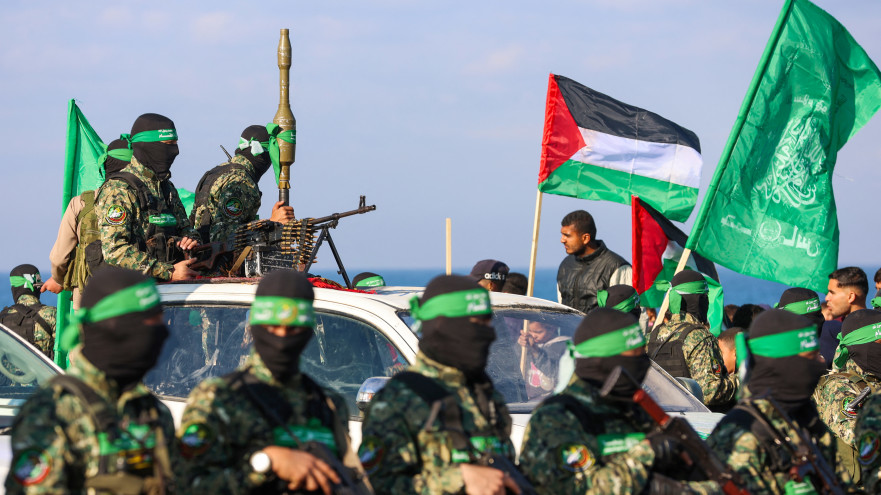 חיילי חמאס בעזה (צילום: gettyimages)