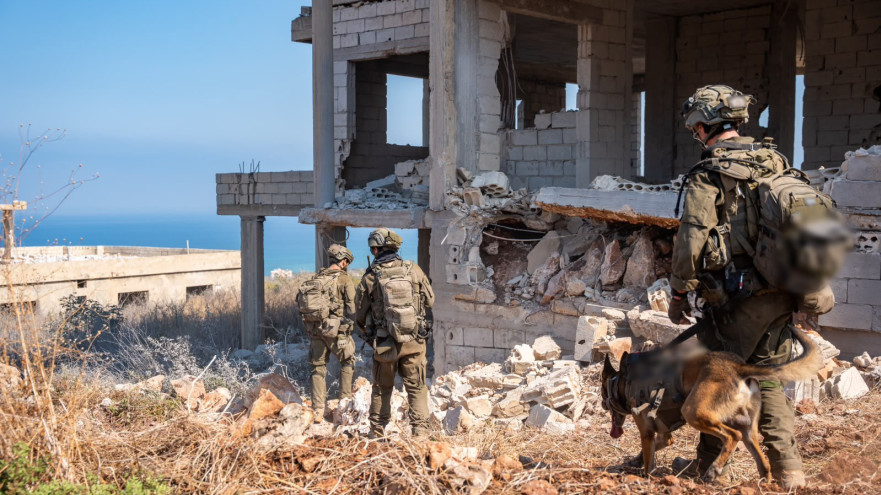 כוחות צה"ל בדרום לבנון: פעילות אוגדה 91 לטיהור המרחב  (צילום: דובר צה"ל)