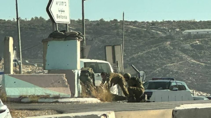 פיגוע במחסום מכבים בבנימין (צילום: שימוש לפי סעיף 27א')