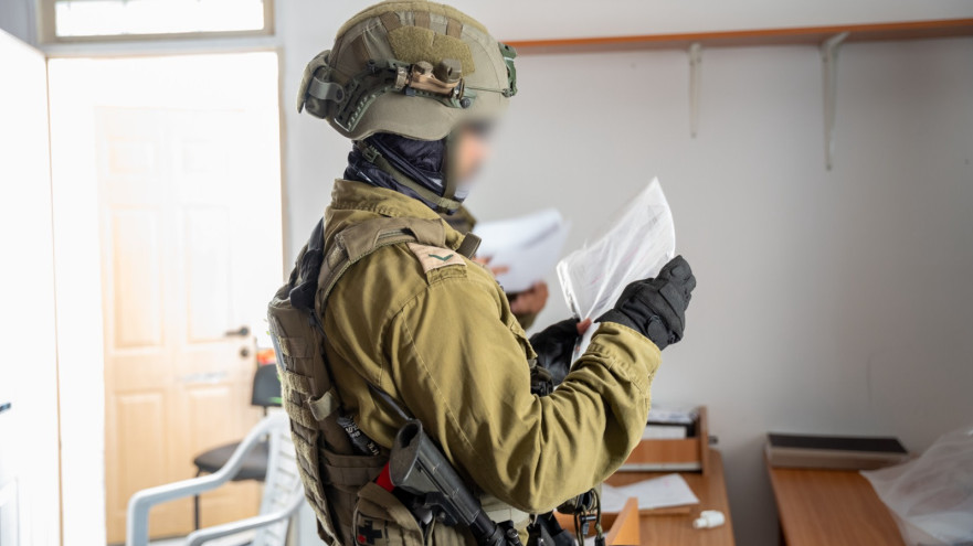 כוחות צה"ל באיו"ש (צילום: דובר צה"ל)