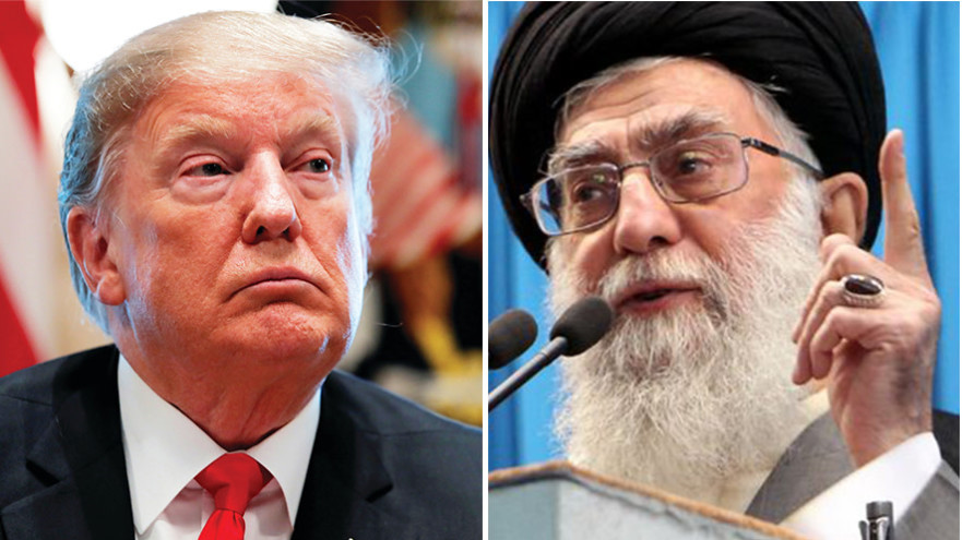 עלי חמינאי, דונלד טראמפ (צילום: רויטרס)