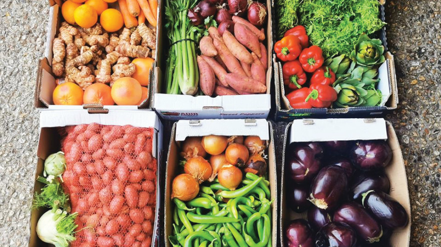 ירקות בלי פלסטיק במסעדת "אייבי" (צילום: צילום פרטי)