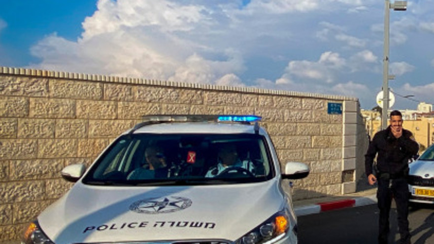 ניידת משטרה (צילום: אבשלום ששוני, פלאש 90)
