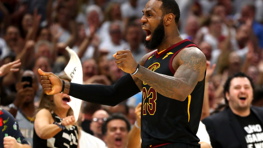 שחקן קליבלנד קאבלירס לברון ג'יימס (צילום: GettyImages)
