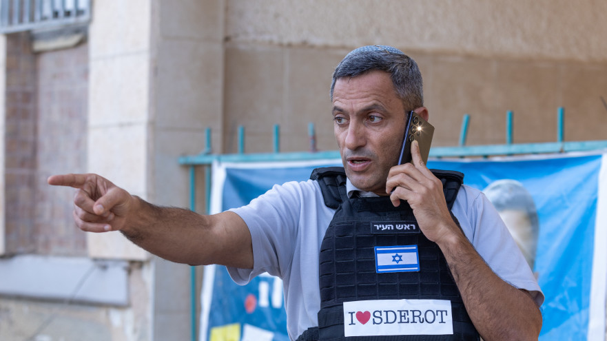 אלון דוידי בשדרות  (צילום: יוסי אלוני)