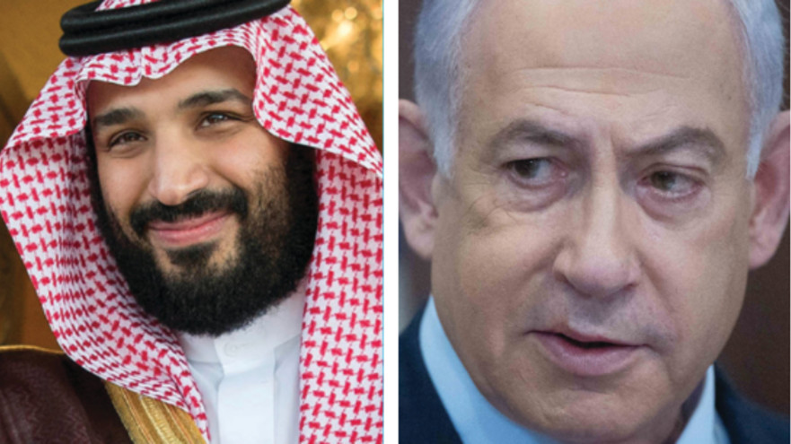 בנימין נתניהו, מוחמד בן סלמאן (צילום: רויטרס,יונתן זינדל פלאש 90)