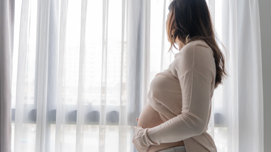 אישה בהיריון (צילום: אינגאימג')