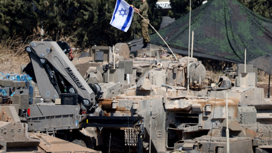 כוחות צה"ל על גבול לבנון (צילום: רויטרס)