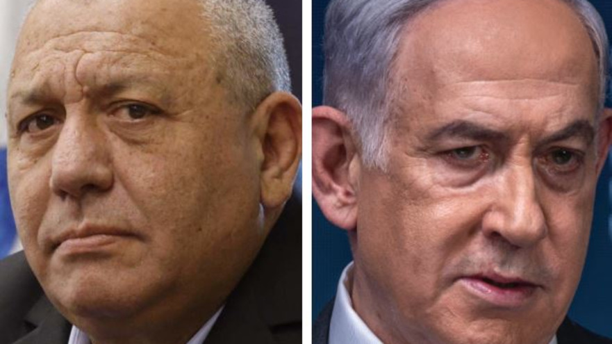 בנימין נתניהו, גדי איזנקוט  (צילום: מרק ישראל סלם,חיים גולדברג פלאש 90)