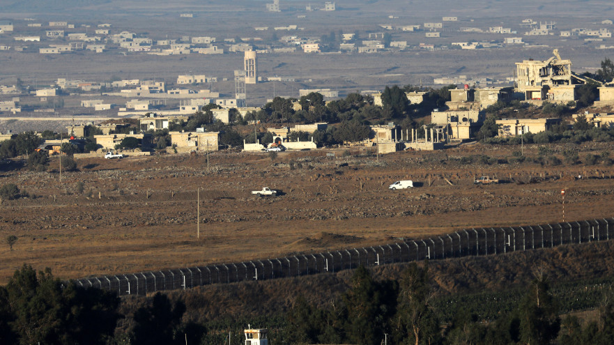 גבול סוריה-ישראל (צילום: REUTERS/Amir Cohen)