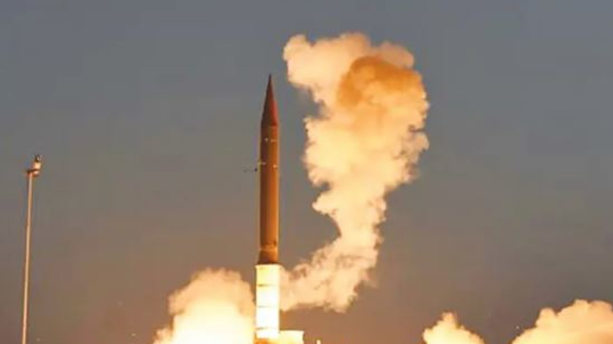 מערכת חץ 3- בלם עיקרי לטילים בליסטיים  (צילום: מנהלת "חומה" במשרד הביטחון)