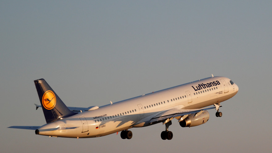 מטוס איירבוס A321 של לופטהנזה. אילוסטרציה (צילום: רויטרס)
