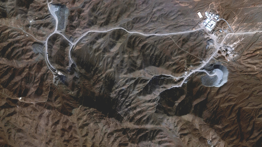 מתקן הגרעין בנתנז אחרי התקיפה הישראלית (ארכיון) (צילום: רויטרס)