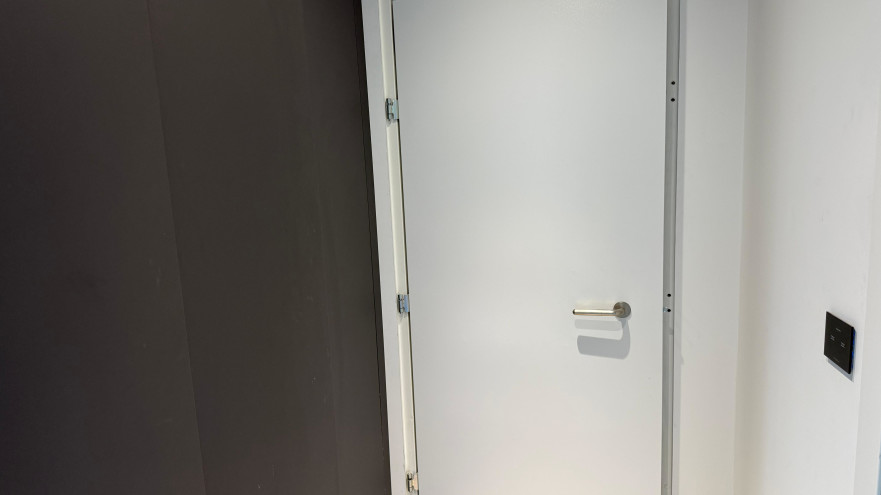 ממ"ד. בנוי למנוע חדירה של הדף (צילום: ד"ר איתי גל)