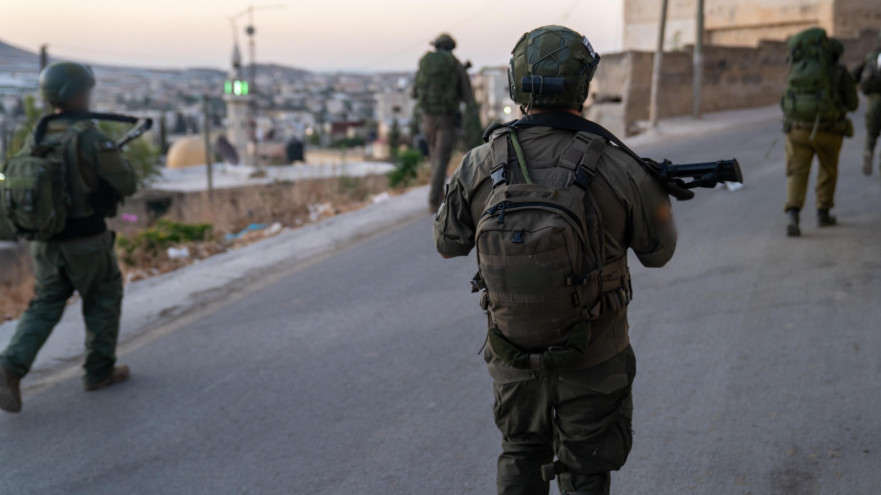 כוחות צה"ל ביהודה ושומרון (צילום: דובר צה"ל)