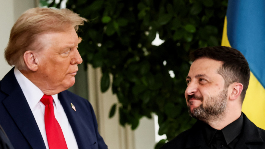 וולודימיר זלנסקי, דונלד טראמפ בבית הלבן