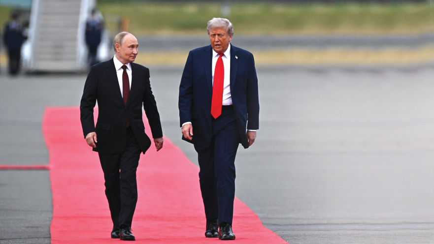 טראמפ ופוטין באלסקה