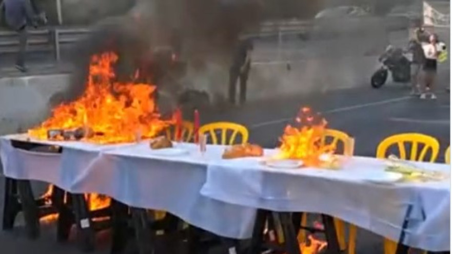 המיצג של שולחן השבת להשבת החטופים