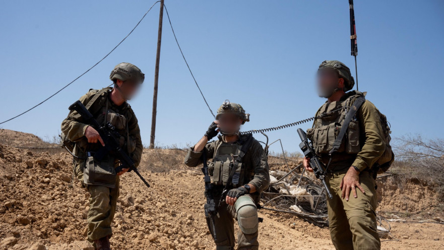 פעילות כוחות צוות הקרב של החטיבה הדרומית במרכז רצועת עזה