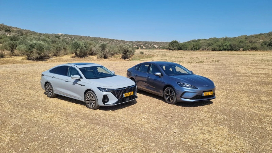 צ'רי אריזו 8 מול BYD סיל 5  