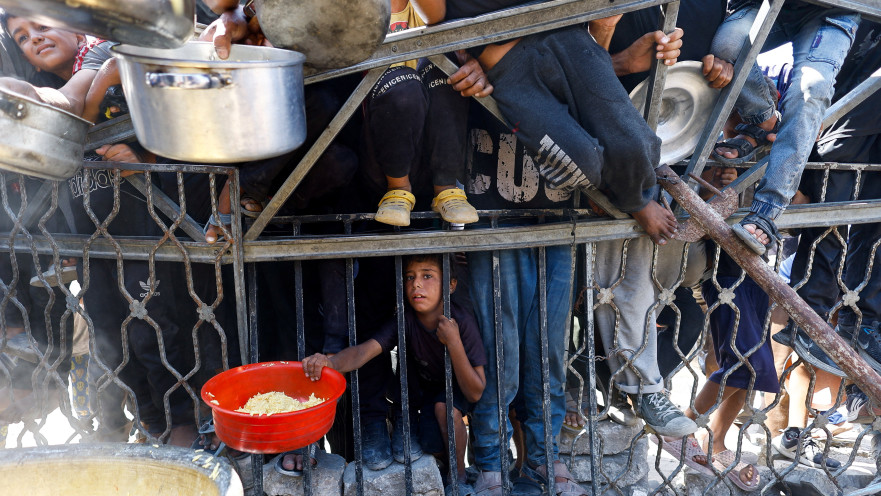 חלוקת מזון בעזה