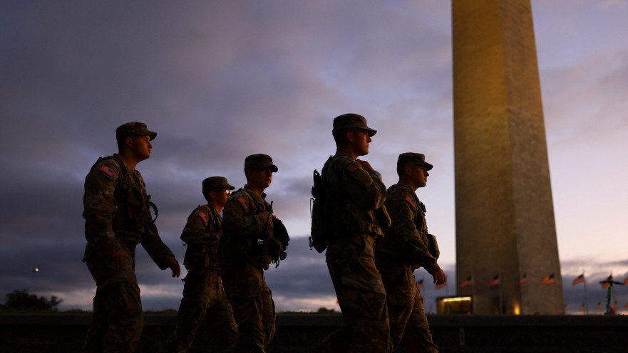 חיילי המשמר הלאומי בוושינגטון