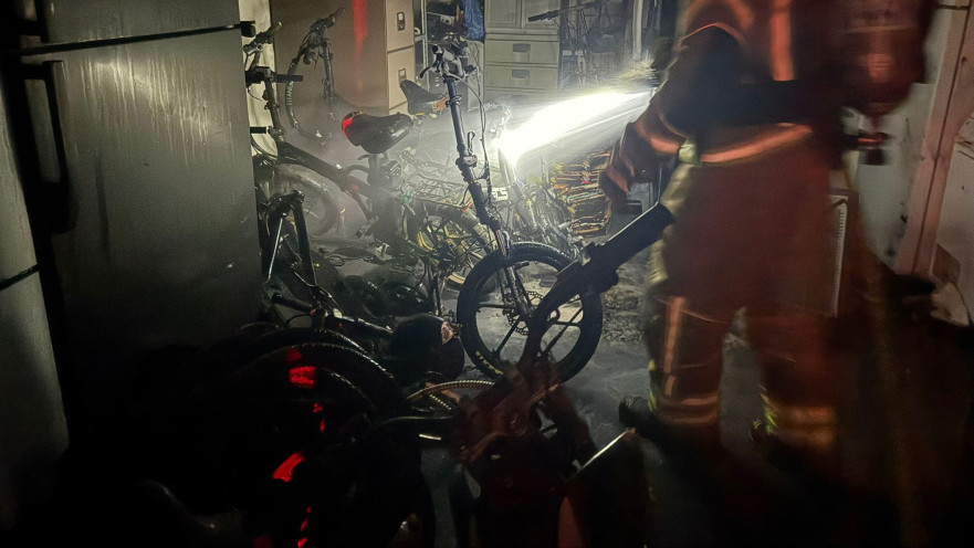 כיבוי שרפה בטירת הכרמל