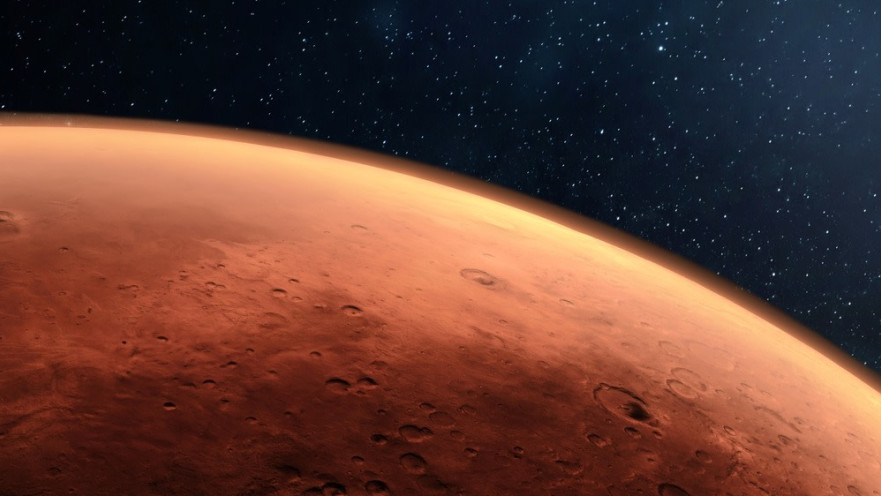 מאדים. עדיין אין קביעה וודאית לגבי אפשרות חיים