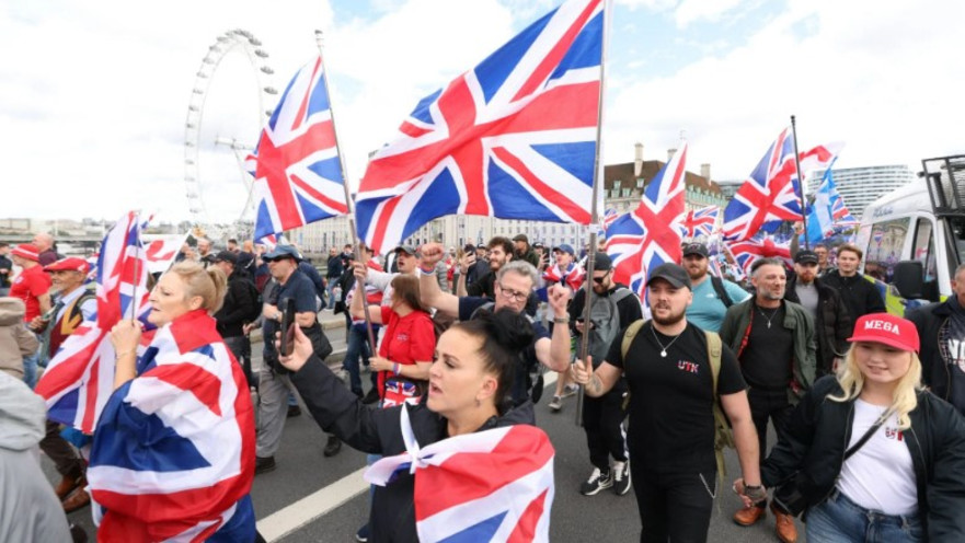 הפגנות נגד הגירה בבריטניה 