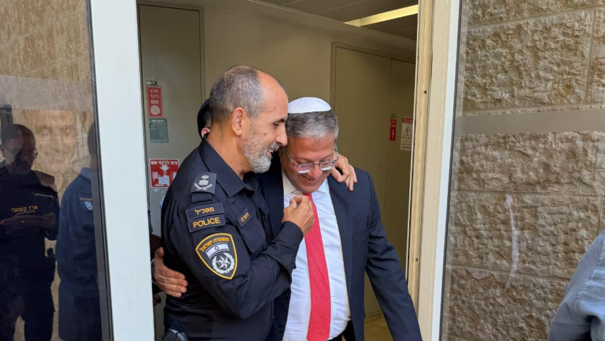 השר לביטחון לאומי, איתמר בן גביר, מפכ"ל המשטרה, דני לוי