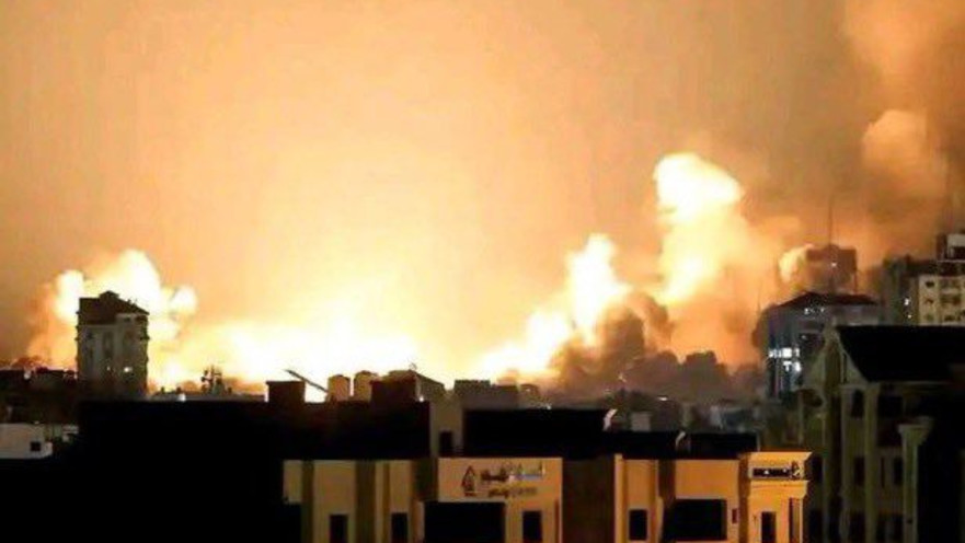 תקיפה ישראלית. 