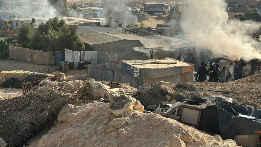 הריסת בתים בפזורה ליד שגב שלום