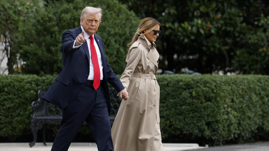 מלניה ודונלד טראמפ