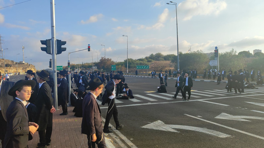 הפגנות חרדים ברחבי הארץ