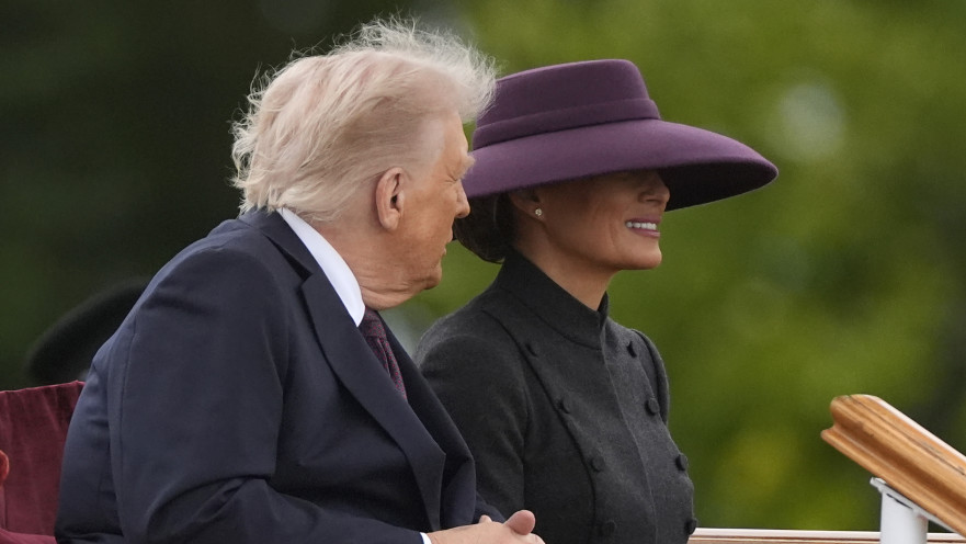 מלניה ודונלד טראמפ