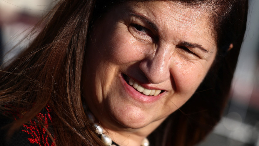 שרת החוץ הפלסטינית, וארסן אע'אבקיאן שאהין