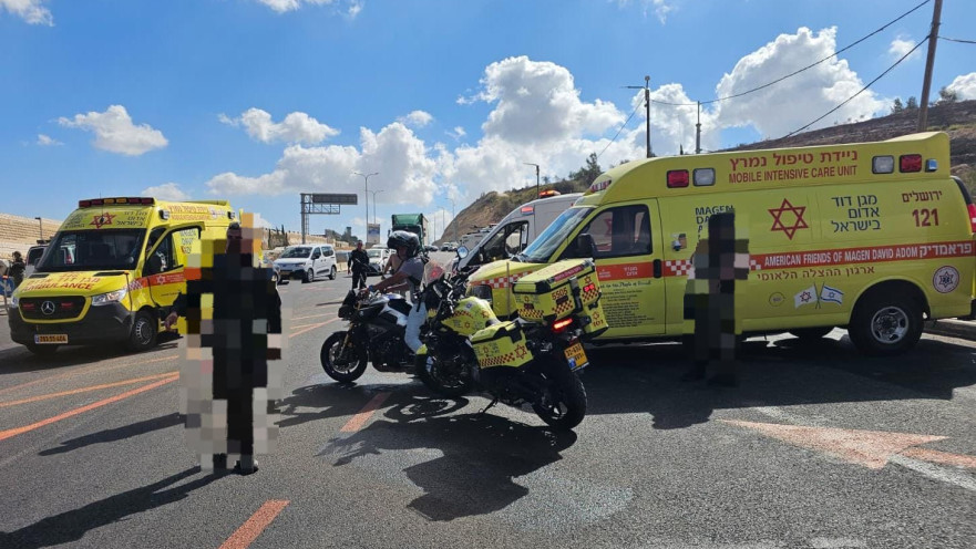 זירת הפיגוע בגוש עציון