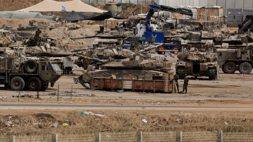 טנקים ישראלים ברצועת עזה