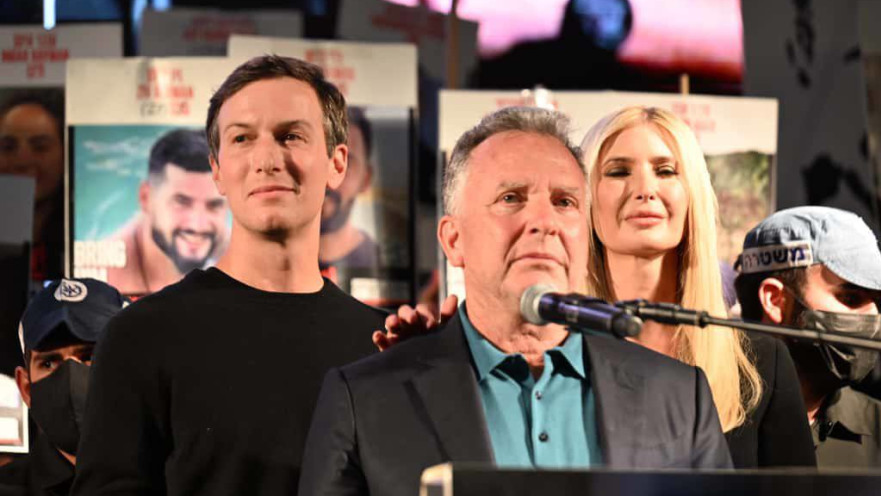 סטיב וויטקוף נואם בכיכר החטופים