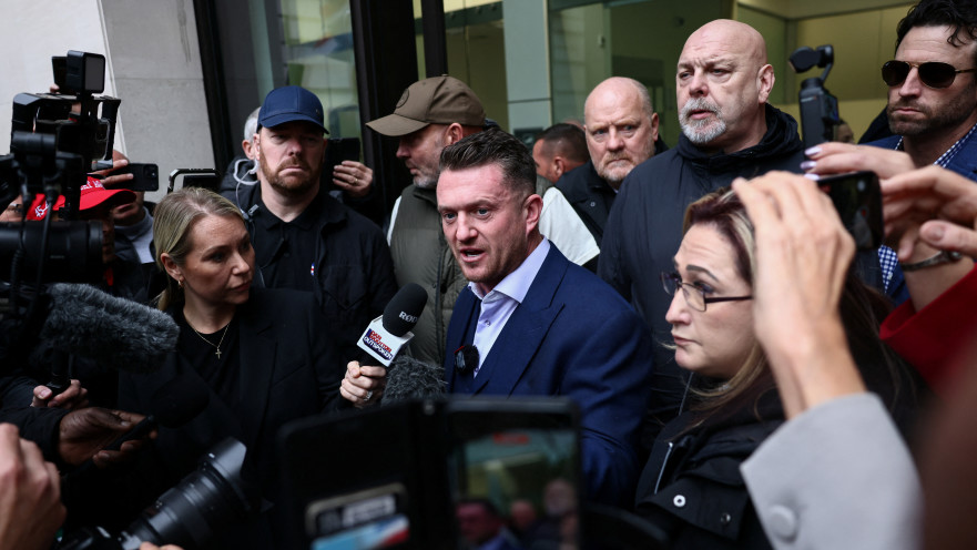 טומי רובינסון בבית המשפט