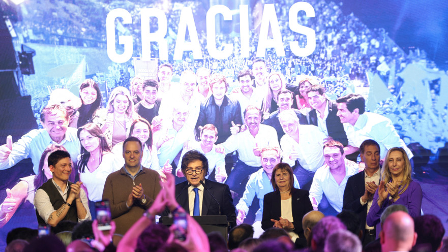 חאבייר מיליי בניצחון בבחירות האמצע בארגנטינה